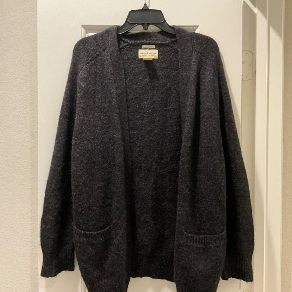 Grey vintage sweater, cardigan